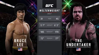 Bruce Lee vs. Undertaker - EA Sports UFC 2 - Crazy UFC 👊🤪