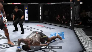 Israel Adesanya vs. Muhammad Ali Full Fight - EA Sports UFC 4