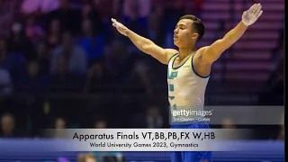 World University Games 2023 Live  : Artistic Gymnastics : Apparatus Finals MW