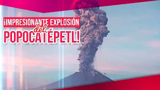 ¡Así se observó la explosión del Volcán Popocatépetl esta mañana! | Noticias con Paco Zea