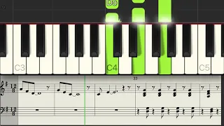 #tuto #piano #partition Cafrine De Miel - Mamo