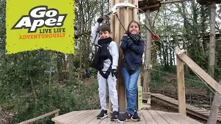 Go Ape Treetop Adventure - Go Ape Alexandra Palace - Riah and Aaron