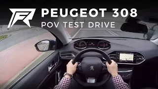 2018 Peugeot 308 1.6 BlueHDi 120 - POV Test Drive (no talking, pure driving)