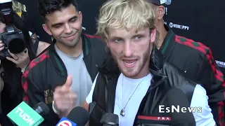 Logan Paul Right After Brother Scuffle With Floyd Mayweather