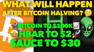 What’s #bitcoin halving? It’s bullish for #hbar & #saucerswap 🤩!