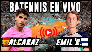 Carlos Alcaraz vs Emil Ruusuvuori - Mutua Madrid Open 2023 - En vivo