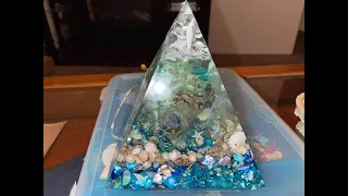 Big fail, but still cool large ocean theme resin pyramid