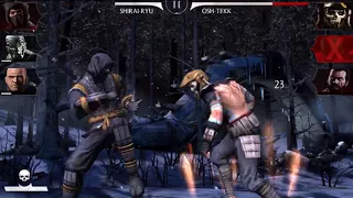Mortal Kombat X battle in Iphone 6S