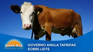 Governo anula tarifas sobre importação de leite europeu