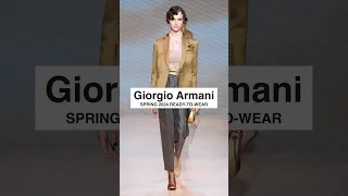 Giorgio Armani / Spring 2024 Ready to Wear / Fashion Trend