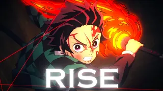 RISE - Demon Slayer - Edit/AMV - (English Dub Audio)