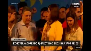 Edição das 10h (GloboNews): Operação do MPRJ prende Garotinho e Rosinha por superfaturamento