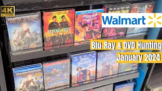 Blu-Ray and DVD Hunting at Walmart! (January 2024)