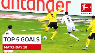 Top 5 Goals • Haaland, Silva & Co | Matchday 18 - 2020/21