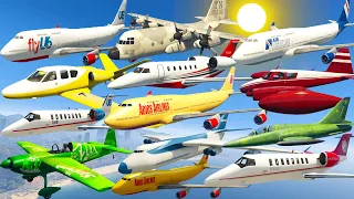 GTA V: Every Airplanes Summer Best Extreme Longer Crash and Fail Compilation