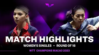 Jia Nan Yuan vs Bernadette Szocs | WS R16 | WTT Champions Macao 2023