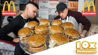 10x McChcicken CHALLENGE (4160 KCAL NA CZAS) | PEŁNĄ GĘBĄ