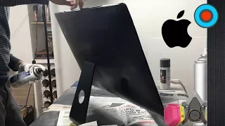 Space Gray iMac - How I CUSTOM painted like iMac Pro | Shades of Tech ⓞ