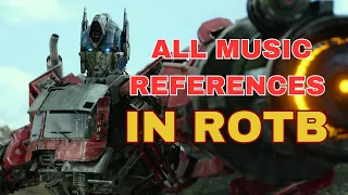All MUSIC REFERENCES to other TRANSFORMERS Movies in RISE OF THE BEASTS