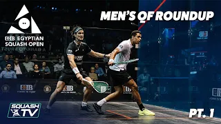 Squash: CIB Egyptian Squash Open 2020 - Men's QF Roundup [Pt.1]