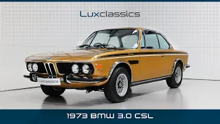 LUX CLASSICS 1973 BMW 3.0 CSL 3.0CSL RHD MATCHING NUMBERS FULLY RESTORED - SOLD