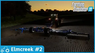 Elmcreek #2 FS22 Timelapse Mulching & Rolling Fields To Prep The Seed Bed & Harvesting Sorghum