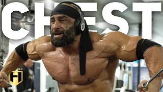 CHEST WORKOUT DURING CONTEST PREP | Fouad Abiad