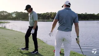 Rory McIlroy & Tommy Fleetwood Water Skipping Challenge | TaylorMade Golf Europe