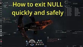 EVE ONLINE - Alpha Survival Guide: EXITTING NULL (safely)
