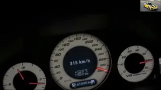 Mercedes E55 AMG 320 kmh Top Speed acceleration