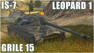 Leopard 1, IS-7 & Grille 15 ● WoT Blitz