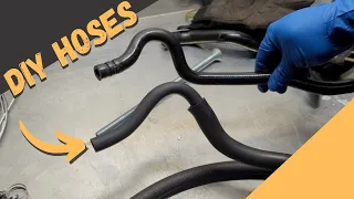 Bend Rubber Hoses with Tubing Bender and Heat Gun to Match OEM Hoses on Nissan 240sx