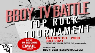 BBOY TV TOP ROCK BATTLE TOURNAMENT