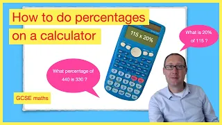 How to do percentages on a calculator