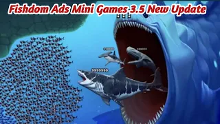 Fishdom Ads Mini Games 3.5 New  Update | Hungry Fish New level Trailer video | Help The Fish