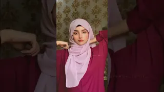 2 mins Stylish Hijab Tutorial - Shop Now - Link in bio
