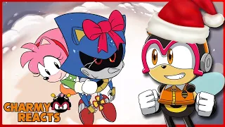 AMY IS SO CUTE!! - Charmy Reacts to Sonic Mania Adventures - Part 6 (Holiday Special)