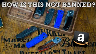 The Most ILLEGAL "Benchmade" Knife Amazon Sells