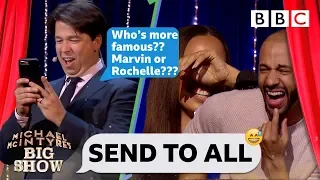 Send To All with Marvin and Rochelle Humes | Michael McIntyre's Big Show - BBC