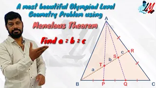 Olympiad Geometry Problem on Menelaus Theorem - LM 372