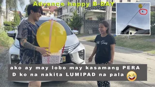 MOney Balloon Surprise B-day Prank "Umiyak"