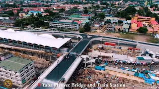 YABA FLYOVER BRIDGE AND TRAIN STATION, THIS IS LAGOS