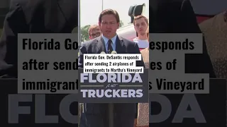 Florida Gov. DeSantis responds after sending 2 airplanes of immigrants to Martha's Vineyard