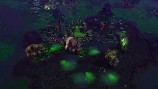 Warcraft 3 Reforged. Ночные эльфы - Конец вечности. Глава 4: Возвращение друидов (макс. сложность)