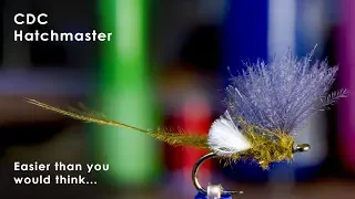 CDC Hatchmaster - Extended body mayfly BWO Dry Fly - McFly Angler Fly Tying Tutorial