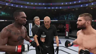 Israel Adesanya vs. Jan Blachowicz (EA Sports UFC 3) - CPU vs. CPU