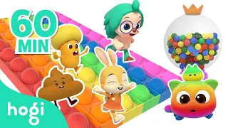 [BEST✨] Learn Colors with Pop It + More | Colors & Nursery Rhymes for Kids | Pinkfong & Hogi