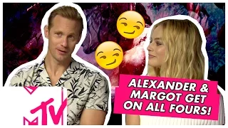 Margot Robbie & Alexander Skarsgard Talk ‘Getting Down On All Fours’ In Tarzan | MTV Movies