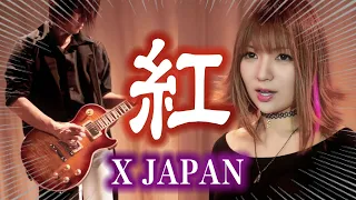 【女性が歌う】紅 / X JAPAN (Key+1) カバー(エックスジャパン/Kurenai)cover by MINT SPEC Vocal&Guitar