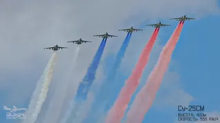 Авиация. Парад Победы в Москве. Самолеты над Красной площадью